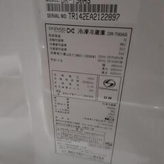 DAEWOO、2ドア冷蔵庫86Lの画像