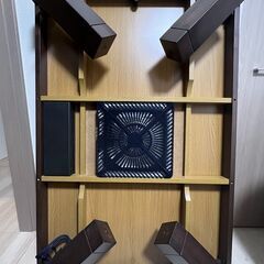 家具調こたつ 120×80cm 木目  サンコウ製 ヒーターMHU-600Eの画像