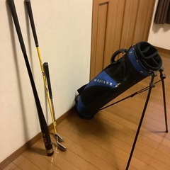 キャディーバッグ練習場用　スイング練習器具3点の画像