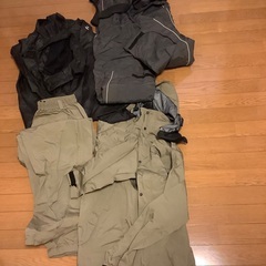 海釣り用　カッパ　冬用防寒上下