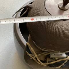 昭和 レトロ アンティーク 日本 文化 茶道具 茶釜 伝統工芸 風炉 朝鮮 ヒーター式 小物 セット 煎茶道具 風炉釜 鉄瓶の画像