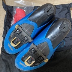 ロードバイクシューズ　SHIMANO S-PHYRE ブルー　サイズ40の画像