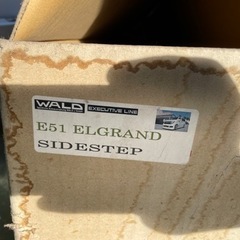 WALD 新品ハーフエアロ　50エルグランド前期用の画像