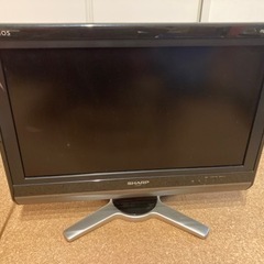 シャープのテレビ　差し上げます！
