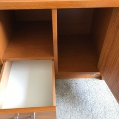 収納棚　中古　傷みありの画像
