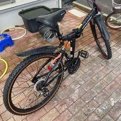 折りたたみ自転車　ギア付き