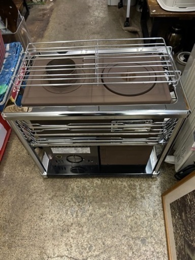 万代店　ヤ　清掃整備済み　サンポット KSH-10K7煙突式石油ストーブ　木造19畳　コンクリート30畳　