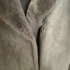 スローブイエナ　SLOBE IENA ムートンコート　グレーの画像