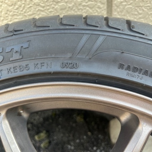 完売いたしました　ワークエモーション カイ EMOTION KAI/N 17インチ 7.0J ＋45 5穴 PCD114.34本