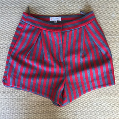 ポールアンドジョーシスター　ショートパンツ【サイズ36】ストライプ