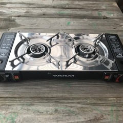 カセットコンロ2口　CB缶の画像