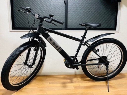 Jeep 26 BLACKインチ マウンテンバイク　JE-266FT