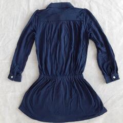 Ralph Lauren　紺　シャツワンピース　3歳　100cmの画像