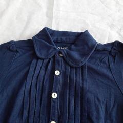 Ralph Lauren　紺　シャツワンピース　3歳　100cmの画像