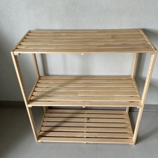 木の棚ほぼ新品