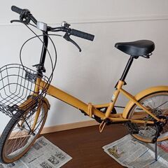 五千円　折り畳み自転車　中古　自宅内保管