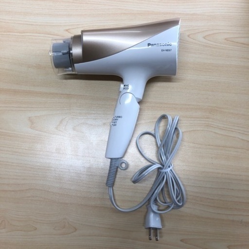 【中古品】Panasonic パナソニック ヘアドライヤー 2016年製 EH-NE67 ゴールド