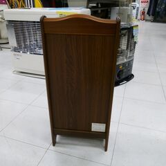 スリッパラック 幅27×奥行14×高さ60cm ブラウン系 玄関収納 収納家具 苫小牧西店の画像