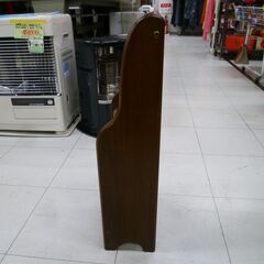 スリッパラック 幅27×奥行14×高さ60cm ブラウン系 玄関収納 収納家具 苫小牧西店の画像