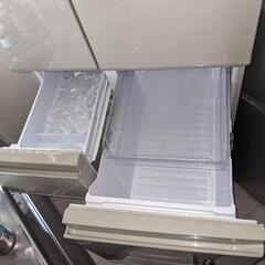 2019年製SHARP502ｌ6ドア　自動製氷機能　冷蔵庫の画像