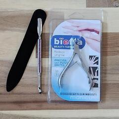 ニッパー、キューティクルプッシャー セット ネイルプッシャー