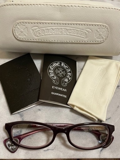 [ほぼ未使用美品]クロムハーツ　SKY アイウェア/メガネ　皮ケース付き！付属品完備