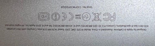 MacBook Air11インチ