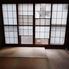 昭和レトロ　雪見障子　４枚セット