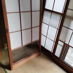 昭和レトロ　雪見障子　４枚セットの画像
