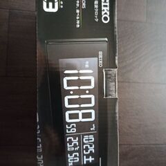 3000円　SEIKOデジタル電波クロック　DL305K未使用の画像