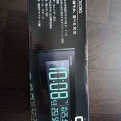 3000円　SEIKOデジタル電波クロック　DL305K未使用の画像