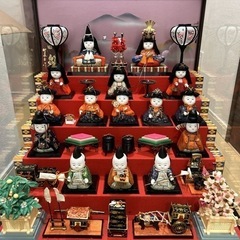 中古品 ひな人形 ケース入り 雛人形 お雛様 ひな祭り 雛祭りの画像