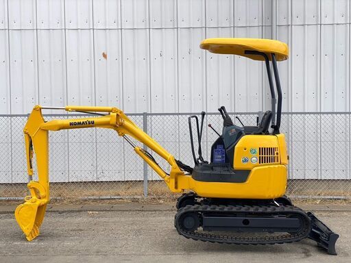 【U-0030】コマツ PC15MR ユンボ バックホー ミニ油圧ショベル　1.5トンクラス　ボーダレス可変脚　倍速あり　全塗装済み