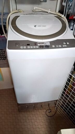 シャープ 縦型洗濯乾燥機 ESTG-73N