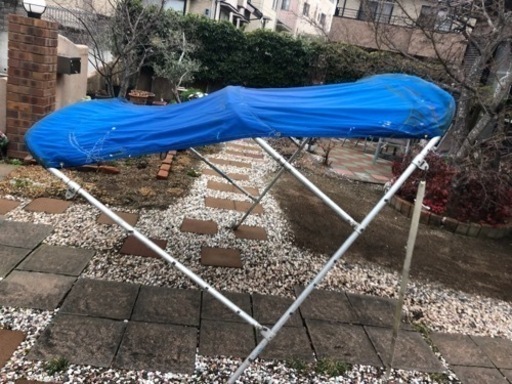 船のテント　オーニング