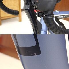 BESV/ベスビー e-ロードバイク JR1 YCRT04 XSサイズ マットブルー bryton Rider750 予備バッテリー付き 電動アシスト e-Bikeの画像