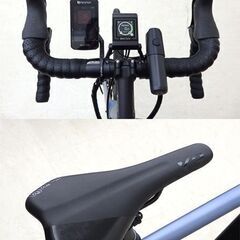 BESV/ベスビー e-ロードバイク JR1 YCRT04 XSサイズ マットブルー bryton Rider750 予備バッテリー付き 電動アシスト e-Bikeの画像