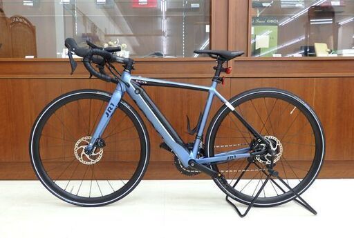 BESV/ベスビー e-ロードバイク JR1 YCRT04 XSサイズ マットブルー bryton Rider750 予備バッテリー付き 電動アシスト e-Bike