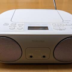 CDデッキ　ラジオ　東芝の画像