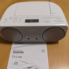 CDデッキ　ラジオ　東芝