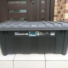コンテナBOX 60L コーナン ガレージ収納 ガーデニング収納 の画像