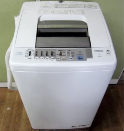 (送料無料) 2017年 美品 6kg 洗濯機 布団が洗える エアジェット乾燥 HITACHI 白い約束