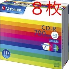 【無料】CD-R 8枚、DVD-R 1枚