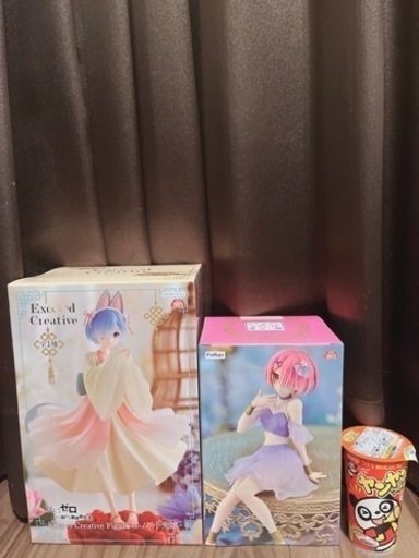 リゼロ 新品未開封 レムラム フィギュア セット UFOキャッチャー プライズ品
