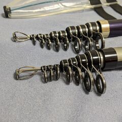 トルネードタマン烈風10号500トップkガイド 宇梶日新タマン竿25