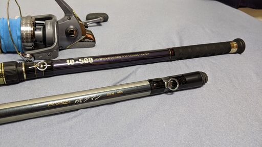 トルネードタマン烈風10号500トップkガイド 宇梶日新タマン竿25