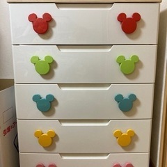 【取引中】アイリスオーヤマ　ディズニー　ミッキー　チェスト　収納...