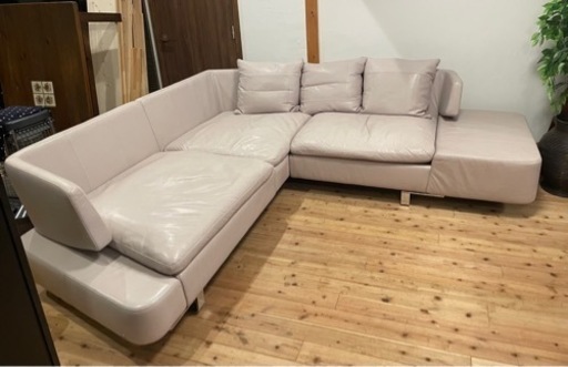 NATUZZI ITALIA 本革システムソファ ナツッジイタリア カッシーナjtse