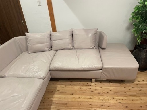 NATUZZI ITALIA 本革システムソファ ナツッジイタリア カッシーナjtse