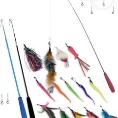 【美品】猫 抱っこバック おもちゃ多数の画像